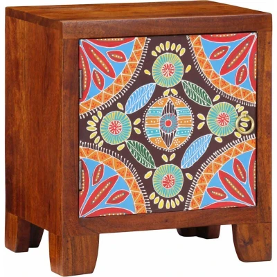 Image of vidaXL Bedside Cabinet 40x30x45 cm Solid Wood Acacia