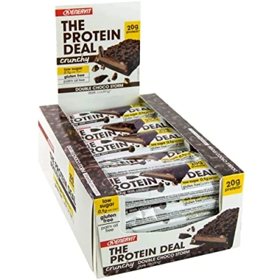Image of Enervit The Protein Deal Bar (Double Choco Storm, Box of 25 Bars)
