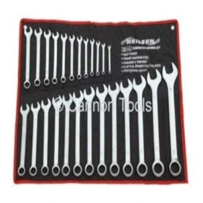 Image of Neilsen ct0795 Spanner Set 25pc (Combination Satin Finish) 6 32mm, Silver