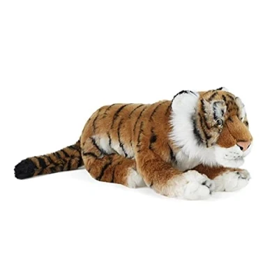 Image of Living Nature AN327 Soft Toy Tiger Large, Unknown,Orange