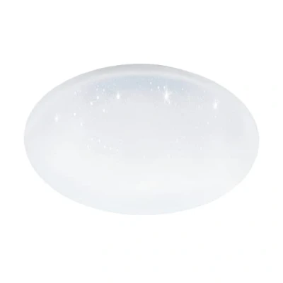 Image of EGLO connect.z Smart Home LED ceiling lamp Totari Z, Zigbee, crystal effect bathroom lamp, app and voice control Alexa, tunable white light (warm cool white), dimmable spotlight, IP44