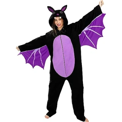 Image of Funidelia Bat Costume for men and women Animals adults accessory fancy dress &amp; props Halloween, carnival parties Size S M Black