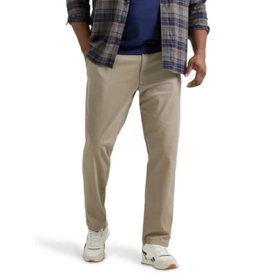 Image of Lee Men&#039;s Performance Series Extreme Comfort Relaxed Pantperformance Casual Pants, Khaki, 33W x 32L