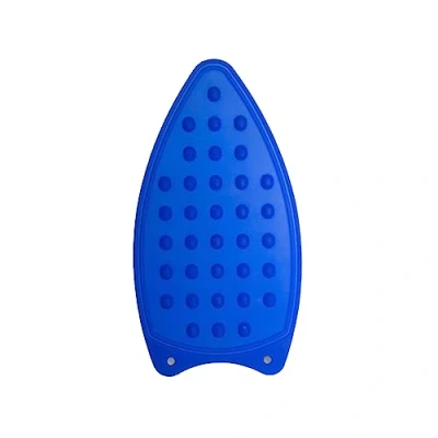 Image of SUL Silicone Iron Rest Pad for Ironing Board, Heat Resistant, Anti Slip, Thicker protecting your Table during Ironing, Universal Rubber Holder Hot Tools (Blue)