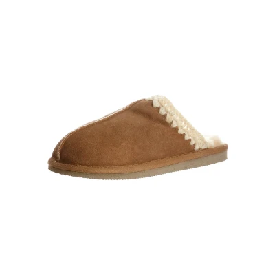 Image of Shepherd Slippers, Women&#039;s, Size: 3, Chesnut Leather