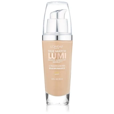 Image of L&#039;Oreal Paris True Match Lumi Healthy Luminous Makeup, Sand Beige, 1.0 Oz