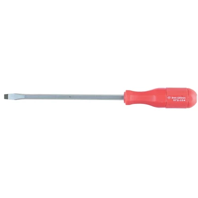 Image of Kennedy Hi Grip Pound Thru Flat Head Screwdriver, 8.0mm Flared Tip, 200mm Blade