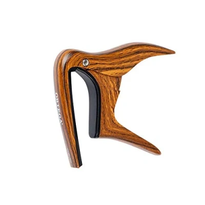 Image of Ortega Guitars Capo for Round Fingerboards Walnut Design (OCAPOCV WND)