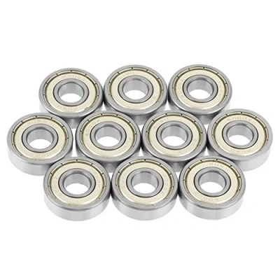 Image of 10Pcs 6000zz Metal Sealed Deep Groove Steel Ball Bearing 10x26x8mm