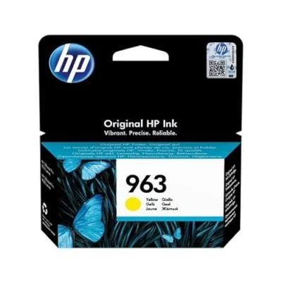 Image of HP 963 3JA25AE, Yellow, Original Ink Cartridge, Compatible with OfficeJet Pro Series 9010, 9020 Inkjet Printers