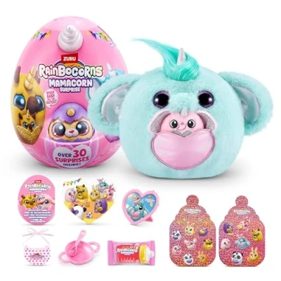 Image of Rainbocorns Mamacorn Surprise (SHARA) by ZURU, Collectible Plush Toy for Girls 3+