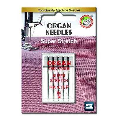 Image of ORGAN DOMESTIC SEWING MACHINE NEEDLES SUPER STRECH SIZE 90 (14)