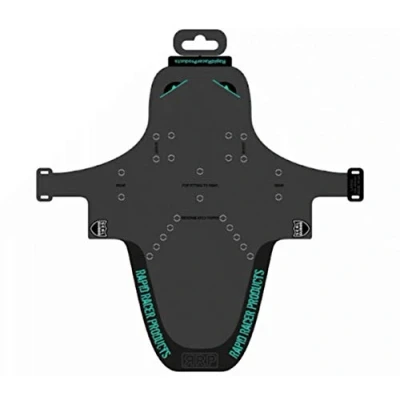 Image of Rapid Racer Products RRP Enduroguard Mudguard Turquoise, Standard