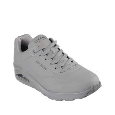 Image of Skechers Men&#039;s Sport Casual UNO Stand On Air Trainers Men 52458 Grey, Sage, 7 UK