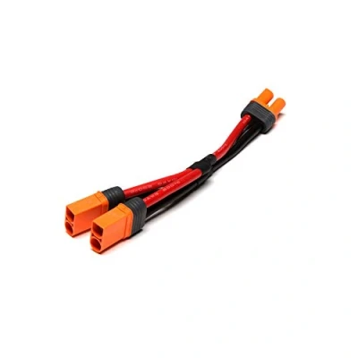 Image of Parallel Y Wiring Harness: IC5 Battery with 6&quot; Wires, 10AWG