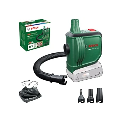 Image of Bosch Home and Garden Cordless Air Pump/Air Pump for Mattress EasyInflate 18V 500 (Without Battery; 18 Volt System; Inflate or Deflate Airbeds, Paddling Pools Other Toys; in Carton Packaging)