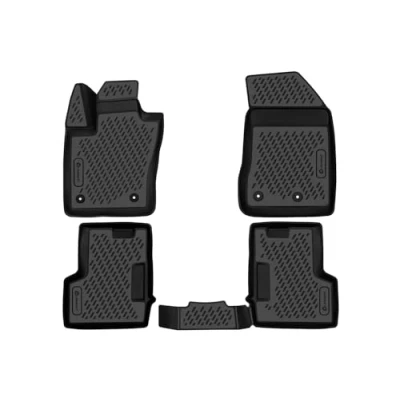 Image of Element EXP.CARFIAT0001 Premium Anti Slip Rubber Floor Mats Fiat 500x Year 14 20 Black