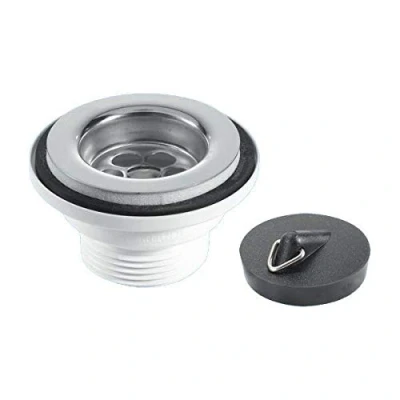 Image of McAlpine 1�&quot; 60mm Centre Pin Basin Waste with Plug BSW2PC