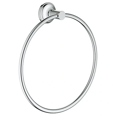 Image of GROHE Essentials Authentic Towel Ring Chrome 40655001