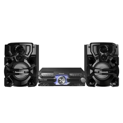 Image of Panasonic SC AKX710E K 2000W Wireless Megasound Hi Fi Speaker System with Bluetooth and Karaoke, Black