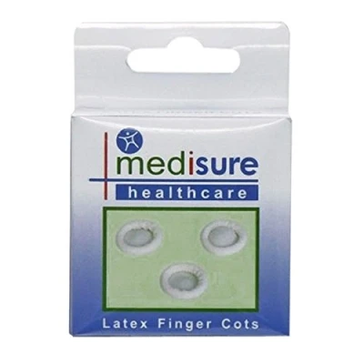 Image of MediSure Latex Finger Cots (12 Assorted Sizes)