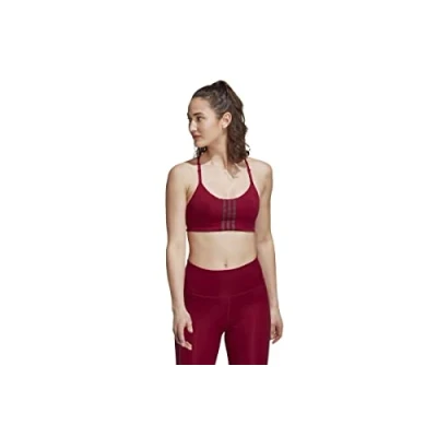 Image of Adidas HC5342 TRN LS Better Sports Bra Women&#039;s Legacy Burgundy XSAC