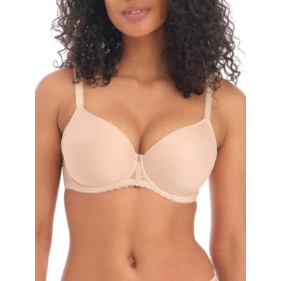 Image of Freya Womens Signature Moulded Spacer Bra Beige Polyamide Size 32E
