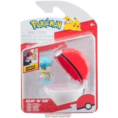 Image of Pokemon Clip N Go Quaxy with Poke Ball