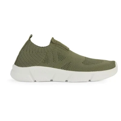 Image of Geox Boy&#039;s J Aril Sneaker, Military, 12.5 UK