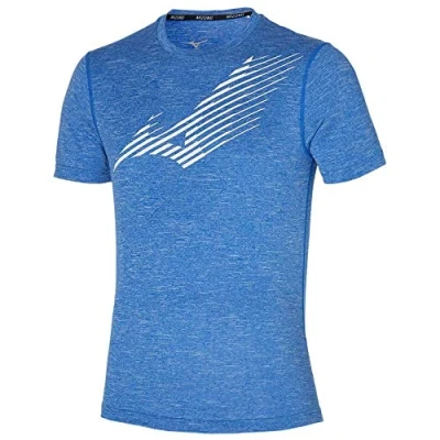 Image of Mizuno Men&#039;s Core Graphic RB Tee Running, Turkish Sea, M