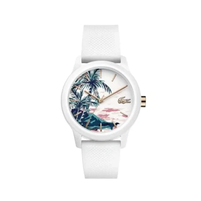 Image of Lacoste Analogue Quartz Watch for women with White Silicone bracelet 2001085