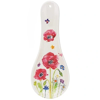 Image of Poppy Field Design Spoon Rest