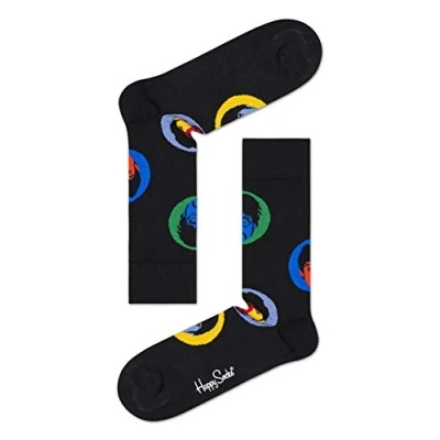 Image of Happy Socks Men&#039;s Beatles Sock, Multi color, 7 11 (41 46) (Pack of 1)