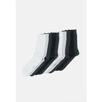 Image of Björn Borg Essential 10 PACK Socks, Men&#039;s, Size: 4 7, White/black/blue