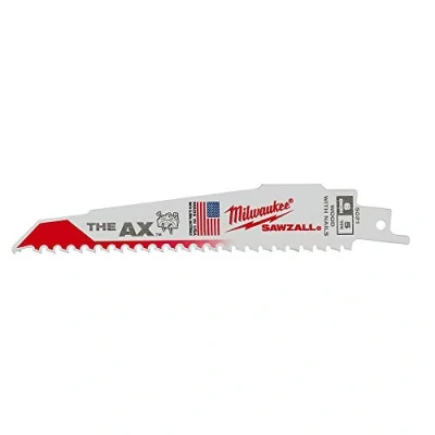 Image of Blade Sable THE AX™ Wood with Nails 150mm 5Tpi 5pcs, White/Dark Grey Heather