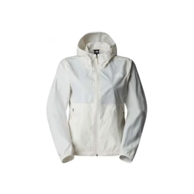 Image of The North Face Cyclone Jacket Windbreaker, Women&#039;s, Size: Large, White dune