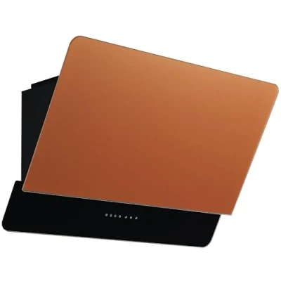 Image of Apelson ICONCG80 Angled Glass Touch Control Cooker Hood Black &amp; Copper
