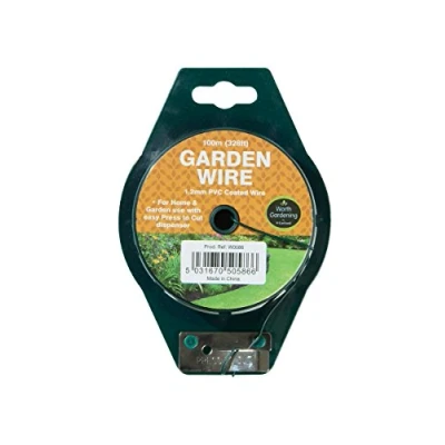 Image of Garland 100m Garden Wire 1.2mm Plastic Coated