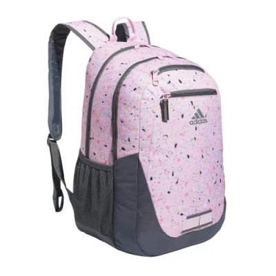 Image of adidas Unisex&#039;s Foundation Backpack (38l) Durable Large Athletic Student Laptop Book Bag for Boys/Girls, Speckle Orchid Fusion/Onix Grey/Orchid Fusion Purple, One Size