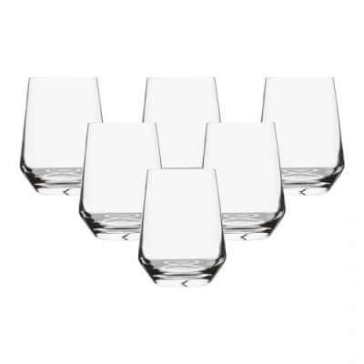Image of simpa Lucente Tumbler Highball Water Drinking Glasses 360ml Set of 6