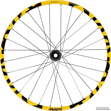 Image of Mavic Deemax Yellow 6 Bolt 29&quot; Downhill Rear Wheel