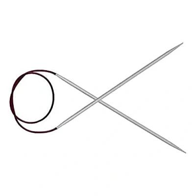 Image of KnitPro Basix Aluminium circular needle 100cm 2.25mm 3pcs