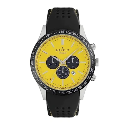 Image of Spirit Men&#039;s Analog Quartz Watch with Silicone Strap SP1011
