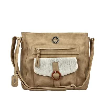 Image of Rieker Women&#039;s H1362 Shoulder Bag, Beige, One Size UK