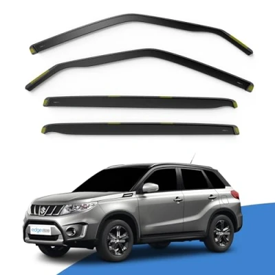 Image of EdgeVisors Wind Deflectors Set Fits: SUZUKI VITARA MK2 2014 Onwards 5 Door SUV 4pc