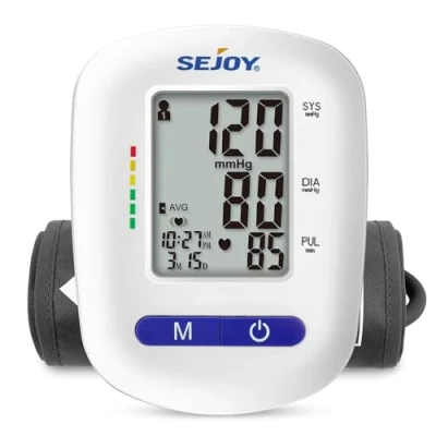 Image of Blood Pressure Monitor Upper Arm, Accurate Automatic Monitors for Home Use, Adjustable Digital BP Cuff Automatic, Large Display, 120 Sets Memory, Batteries USB Included