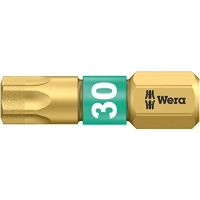 Image of Wera 05134378001 30 x 25 mm 867/1 Torx BDC SB 1 TX Bits Silver