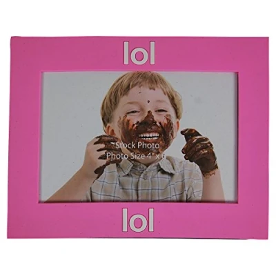 Image of Boxer Gifts LOL Text Photo Frame