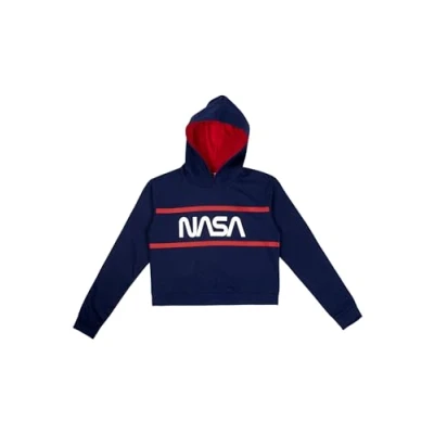 Image of United Labels NASA Women&#039;s Hoodie Sweatshirt Pullover Long Sleeve Blue/Red, blue, L