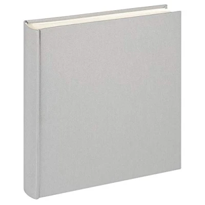 Image of walther Design Photo Album Grey 30 x cm Linen, Cloth FA 508 D